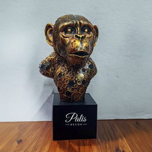 Load image into Gallery viewer, CHIMPANZEE FACE ON BASE