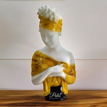 Load image into Gallery viewer, SAFA BUST WHITE MARBLE