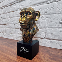 Load image into Gallery viewer, CHIMPANZEE FACE ON BASE