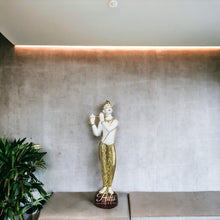 Load image into Gallery viewer, BIG STANDING GOLD PLATED KRISHNA 820