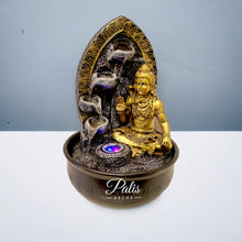 Load image into Gallery viewer, 4 Lamps Oval Shiva Fountain