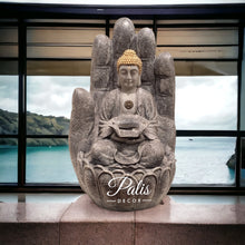 Load image into Gallery viewer, Palm Buddha Fountain