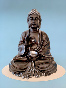 Black Buddha with Ball